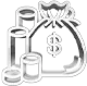 Freelance Money Bag Icon